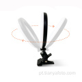 6 &quot;8&quot; 10 &quot;LED de plástico preto mini anel leve